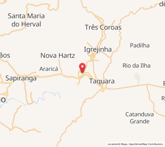 Map of Parobé, Rio Grande do Sul