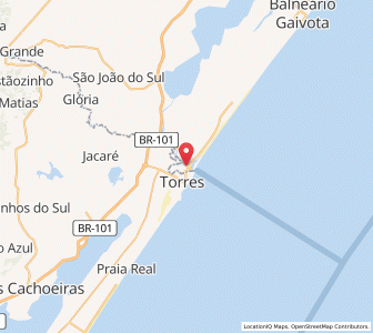 Map of Passo de Torres, Santa Catarina