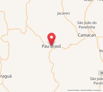 Map of Pau Brasil, Bahia