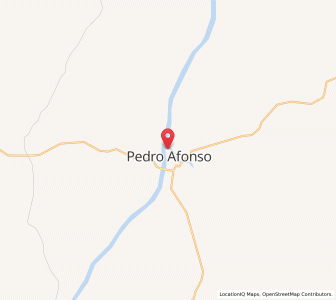 Map of Pedro Afonso, Tocantins