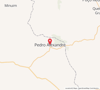 Map of Pedro Alexandre, Bahia