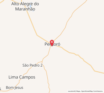 Map of Peritoró, Maranhão