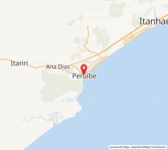 Map of Peruíbe, São Paulo