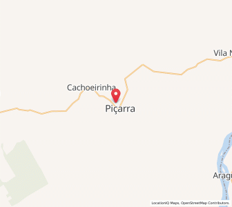 Map of Piçarra, Pará