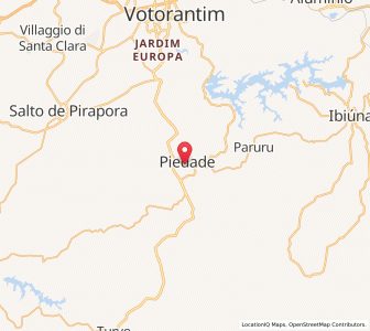 Map of Piedade, São Paulo