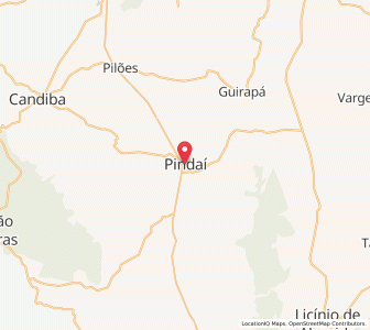 Map of Pindaí, Bahia