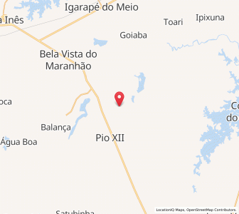 Map of Pio XII, Maranhão