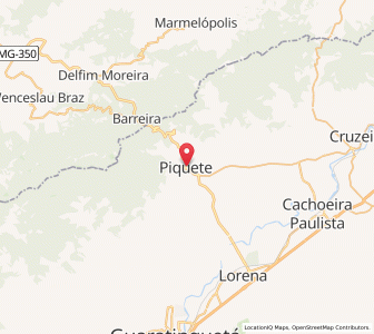 Map of Piquete, São Paulo