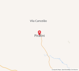 Map of Piratini, Rio Grande do Sul