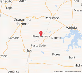 Map of Pires Ferreira, Ceará