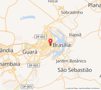 Map of Plano Piloto, Federal District
