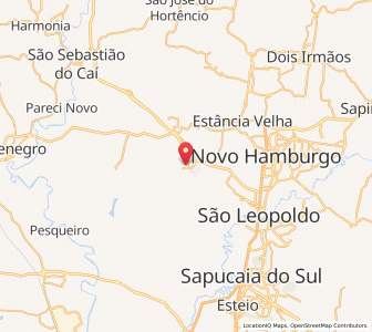 Map of Portão, Rio Grande do Sul