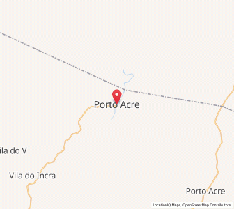 Map of Porto Acre, Acre