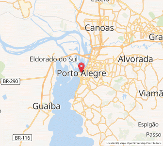 Map of Porto Alegre, Rio Grande do Sul