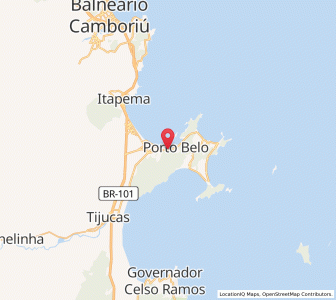 Map of Porto Belo, Santa Catarina