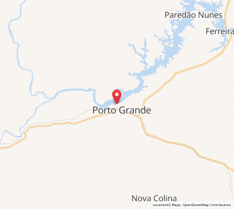 Map of Porto Grande, Amapá