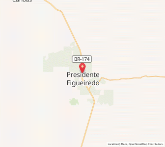 Map of Presidente Figueiredo, Amazonas