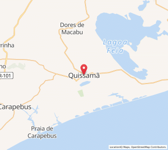Map of Quissamã, Rio de Janeiro