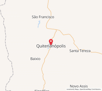 Map of Quiterianópolis, Ceará
