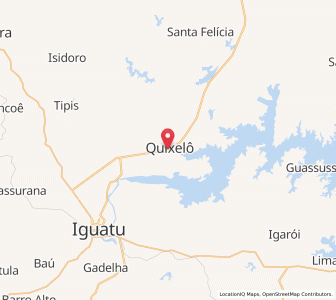 Map of Quixelô, Ceará