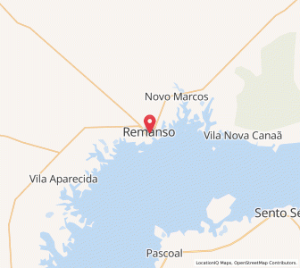 Map of Remanso, Bahia