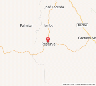 Map of Reserva, Paraná