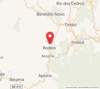 Map of Residencia Moacir PU5BHV, Santa Catarina