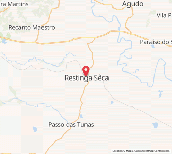 Map of Restinga Sêca, Rio Grande do Sul