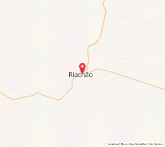 Map of Riachão, Maranhão