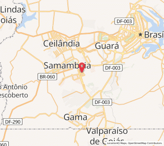 Map of Riacho Fundo II, Federal District