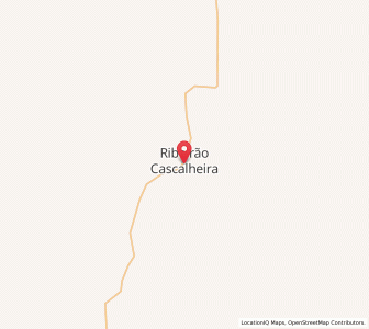 Map of Ribeirão Cascalheira, Mato Grosso