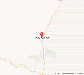 Map of Rio Maria, Pará