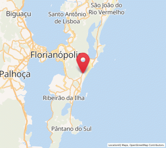 Map of Rio Tavares, Santa Catarina