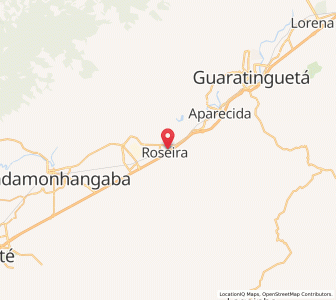 Map of Roseira, São Paulo