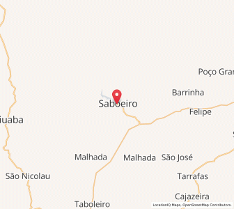 Map of Saboeiro, Ceará