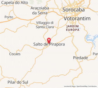 Map of Salto de Pirapora, São Paulo