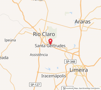 Map of Santa Gertrudes, São Paulo