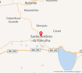 Map of Santo Antônio da Patrulha, Rio Grande do Sul