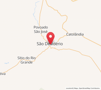 Map of São Desidério, Bahia