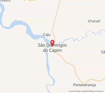 Map of São Domingos do Capim, Pará