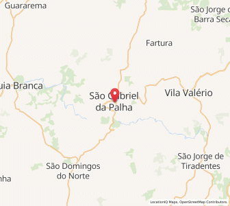 Map of São Gabriel da Palha, Espírito Santo