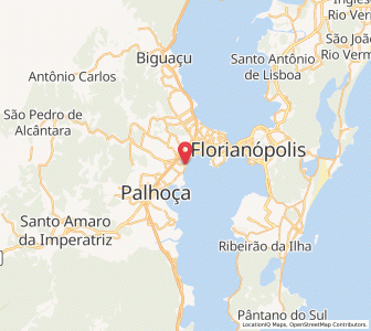 Map of São José, Santa Catarina