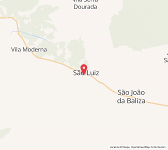 Map of São Luiz, Roraima