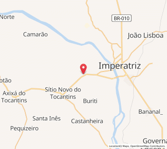 Map of São Miguel do Tocantins, Tocantins