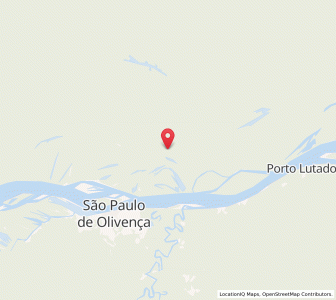 Map of São Paulo de Olivença, Amazonas