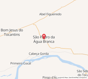 Map of São Pedro da Água Branca, Maranhão
