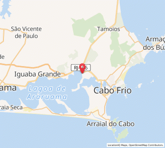 Map of São Pedro da Aldeia, Rio de Janeiro