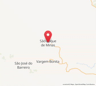 Map of São Roque de Minas, Minas Gerais