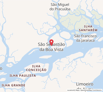 Map of São Sebastião da Boa Vista, Pará