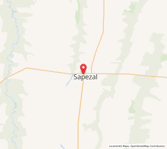 Map of Sapezal, Mato Grosso
